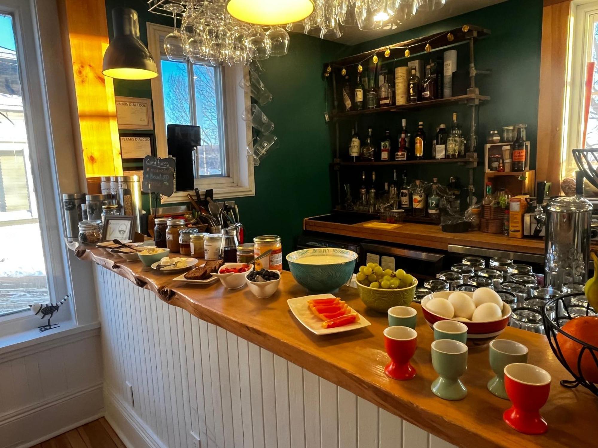 Les Pinsons Des Rives Acomodação com café da manhã La Malbaie Exterior foto